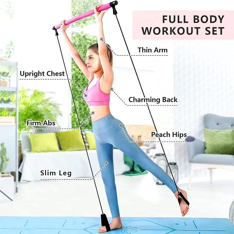 Transform Your Fitness Routine with the Ultimate Multifunctional Pilates Bar!