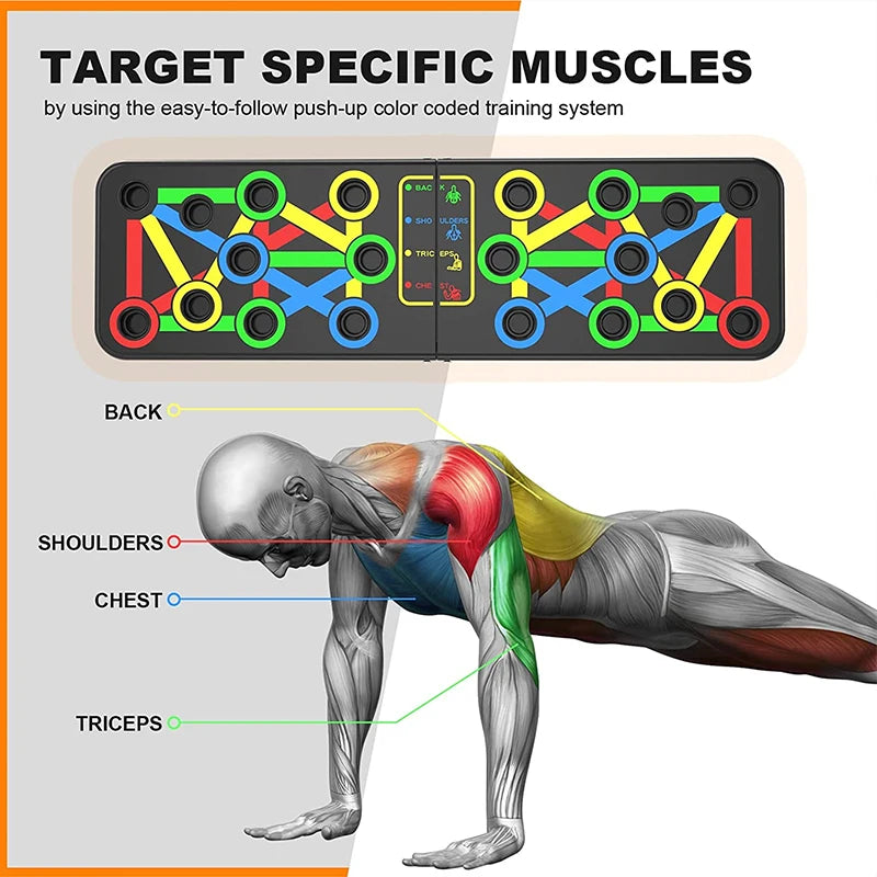 Ultimate Versatile Folding Push-Up Board for Maximum Chest Gains