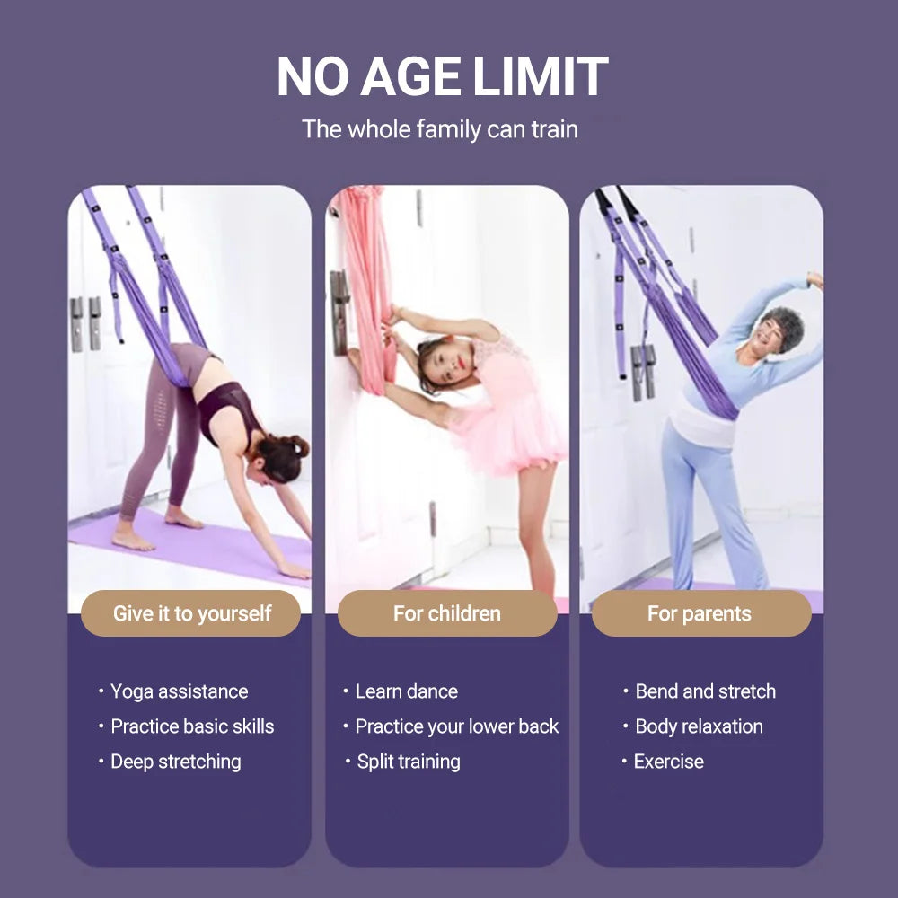 Transform Your Yoga Experience with Aerial Yoga Strap Pull Rope