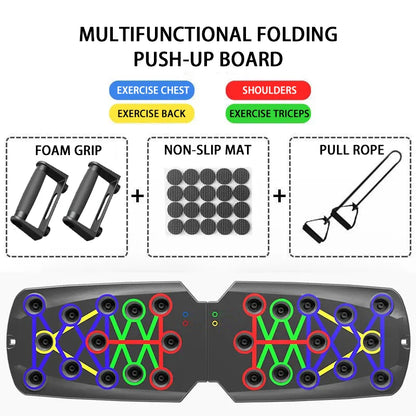 Ultimate Versatile Folding Push-Up Board for Maximum Chest Gains