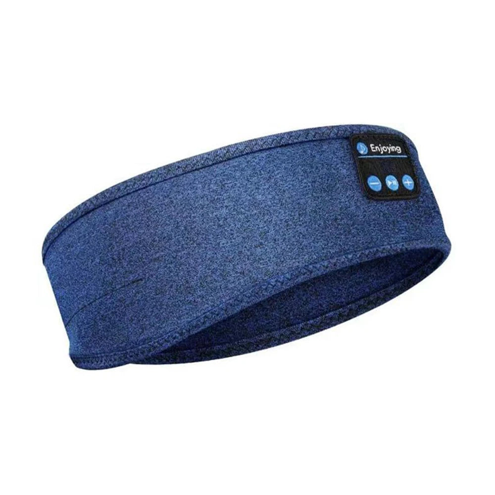 Ultimate Wireless Bluetooth Sports Headband: Sleep Soundly with Music-Playing Eye Mask & Cozy Earphones