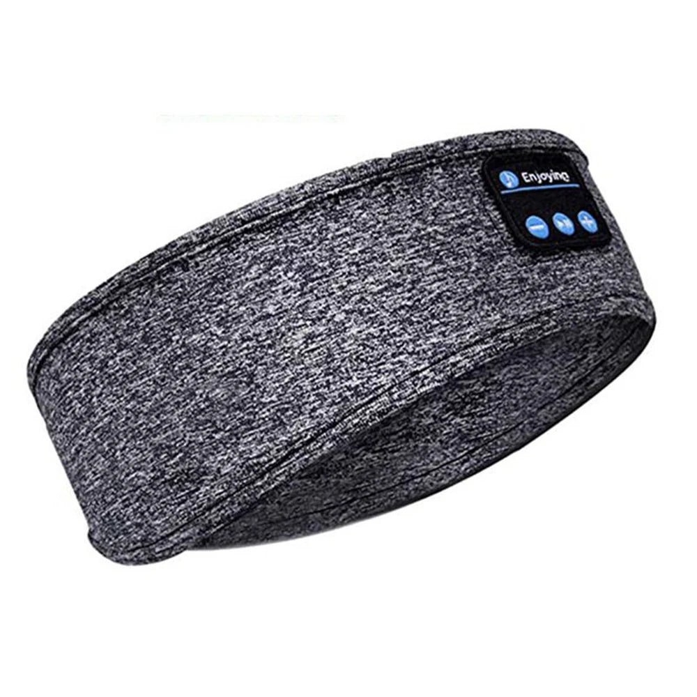 Ultimate Wireless Bluetooth Sports Headband: Sleep Soundly with Music-Playing Eye Mask & Cozy Earphones