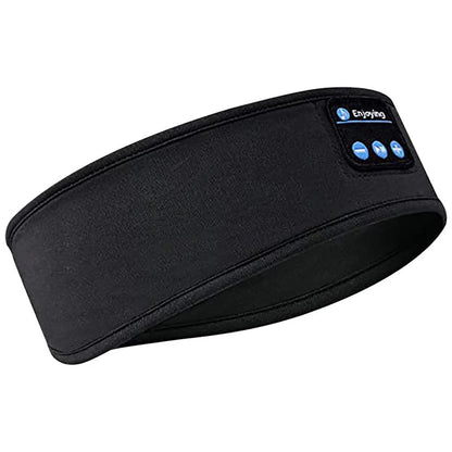 Ultimate Wireless Bluetooth Sports Headband: Sleep Soundly with Music-Playing Eye Mask & Cozy Earphones